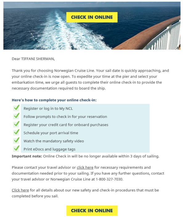 norwegian cruise line complaints