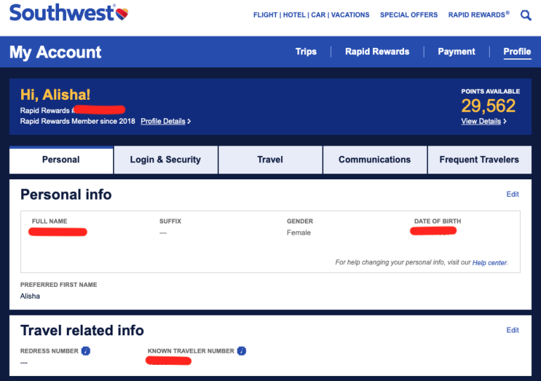 known traveller number global entry