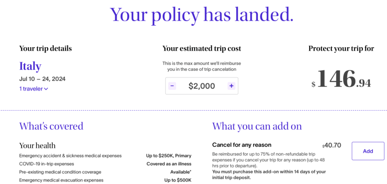 msig travel insurance review