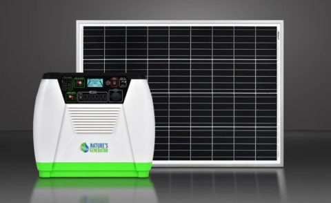 Solar-powered generator
