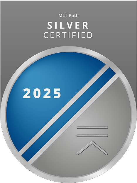MLT Path Silver Certified 2025 logo