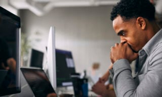 Person at computer