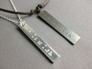 InformalElegance - Braille Date Necklaces
