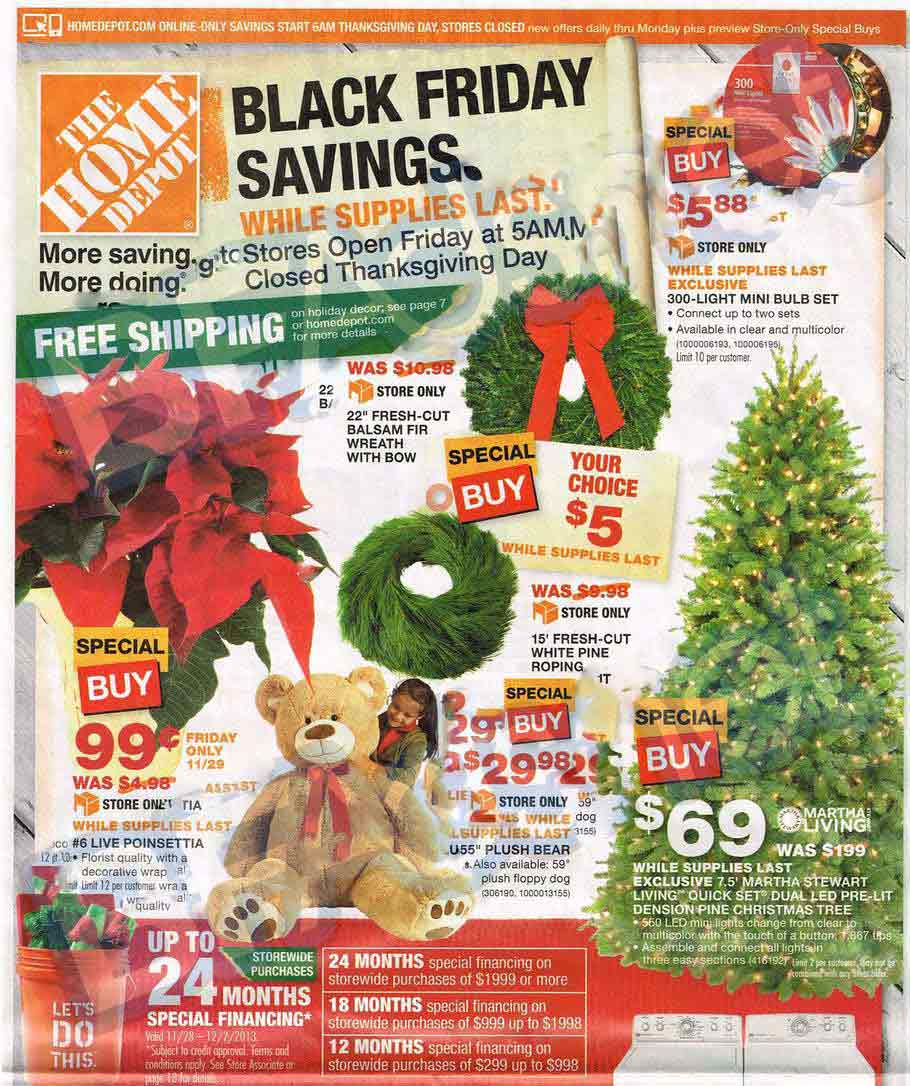 black friday at home depot