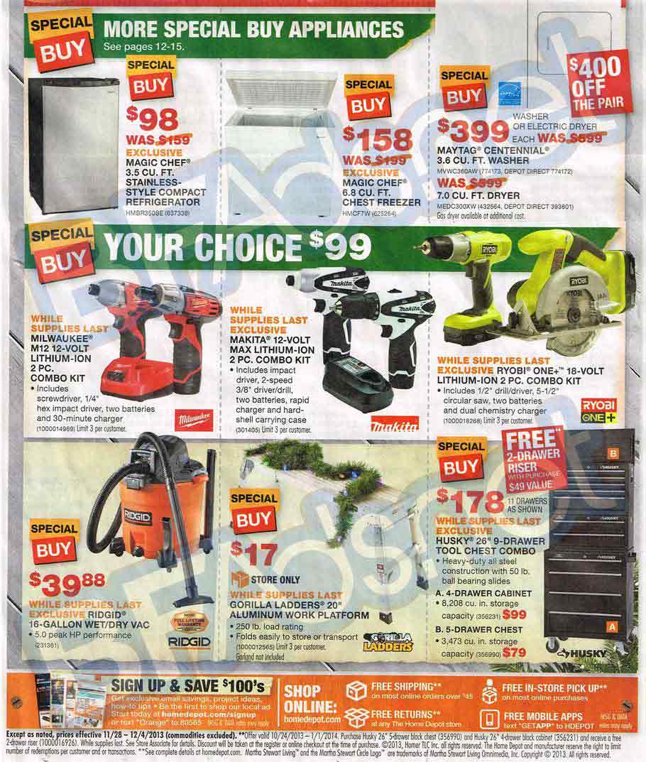 Home Depot Black Friday 2013 Ad - Find the Best Home Depot Black Friday Deals and Sales - NerdWallet