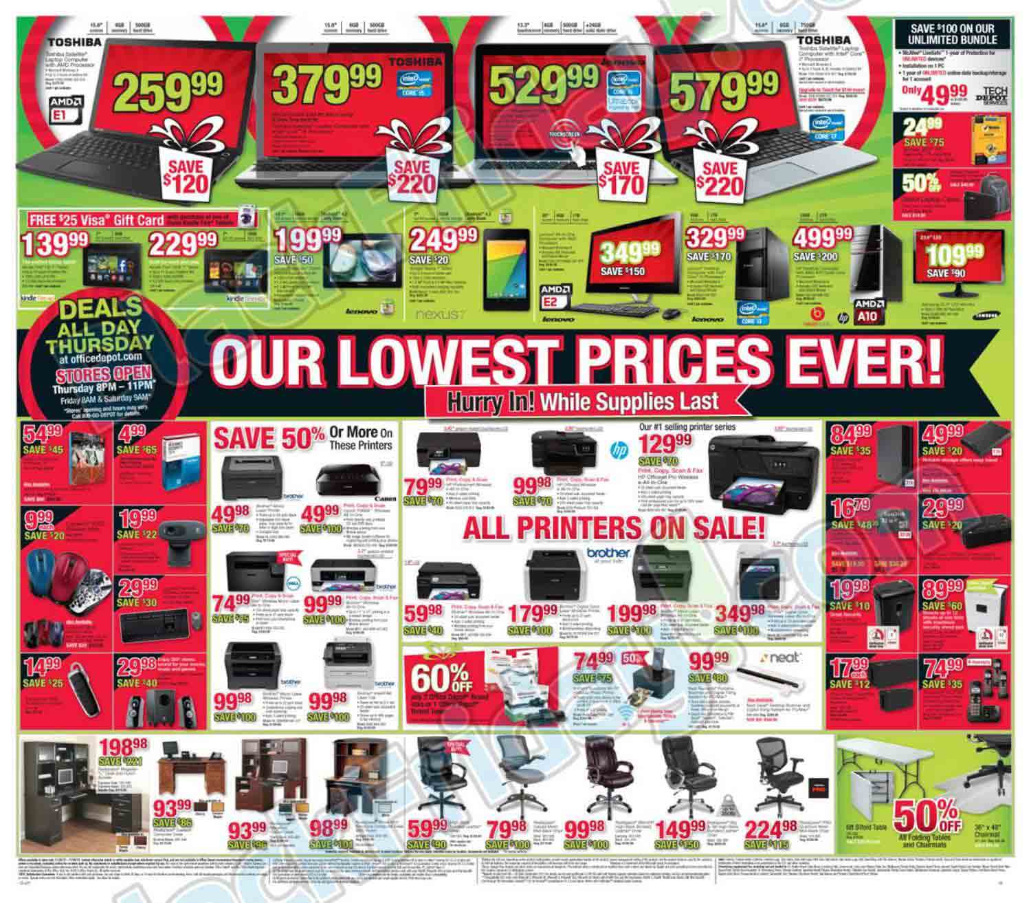 Office Depot Black Friday 2013 Ad - Find the Best Office ...