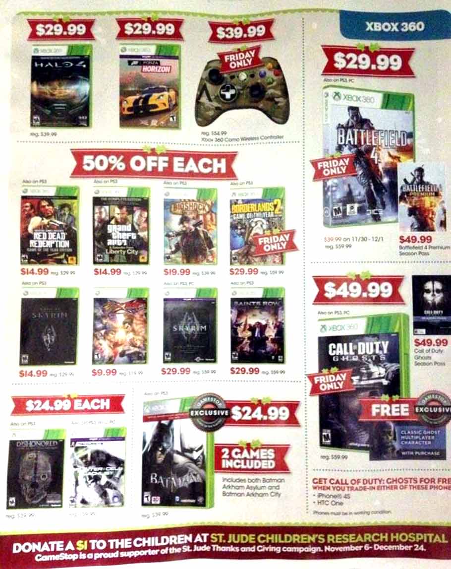 GameStop Black Friday 2013 Ad - Find the Best GameStop Black Friday - What Time Did Best Buy Open On Black Friday 2014