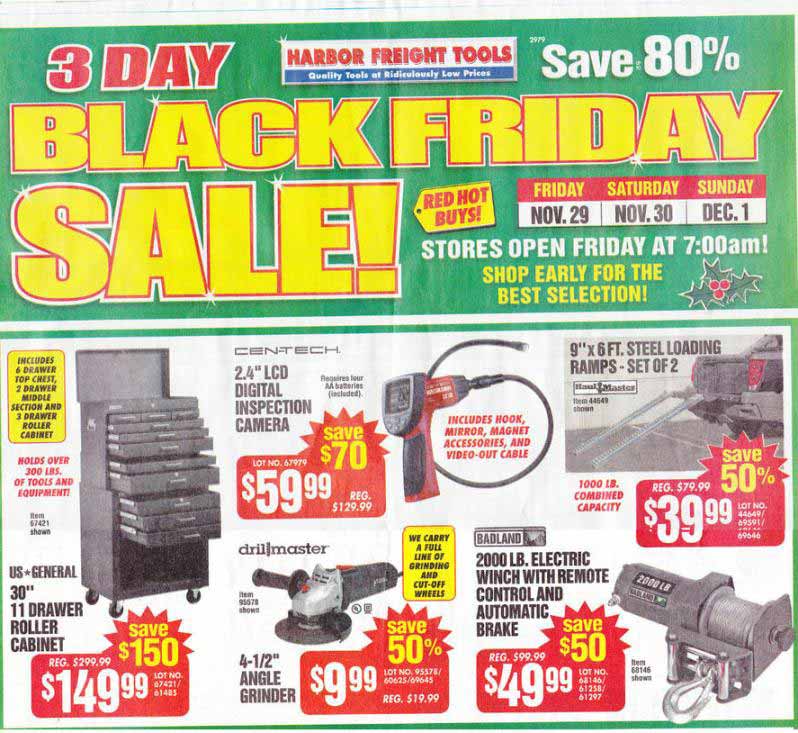 Harbor Freight Black Friday 2013 Ad Find the Best Harbor Freight