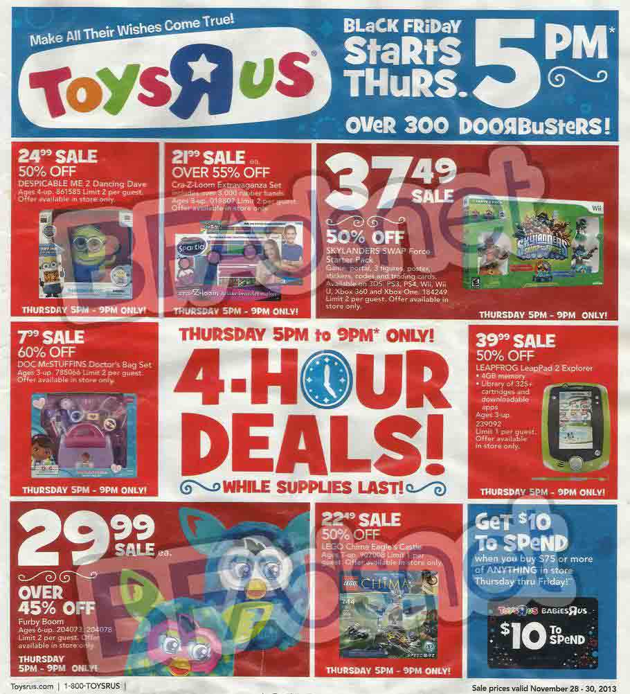 Toys "R" Us Black Friday 2013 Ad - Find the Best Toys "R" Us Black - Will Toys R Us Black Friday Deals Be Available Online