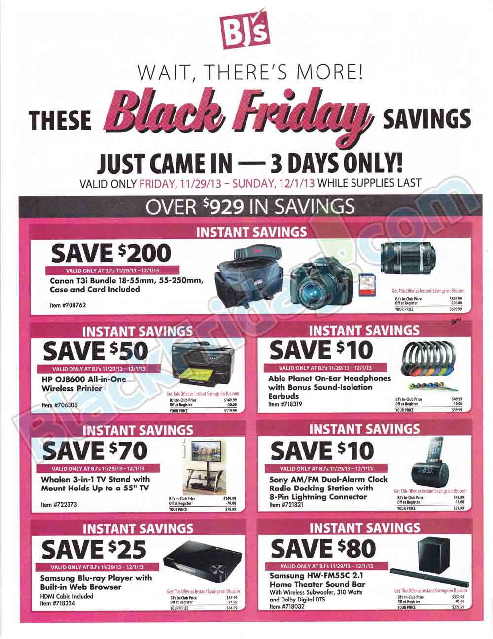 BJ's Black Friday 2013 Ad - Find the Best BJ's Black Friday Deals and - What Stores Haven't Leaked Their Black Friday Ad Yet
