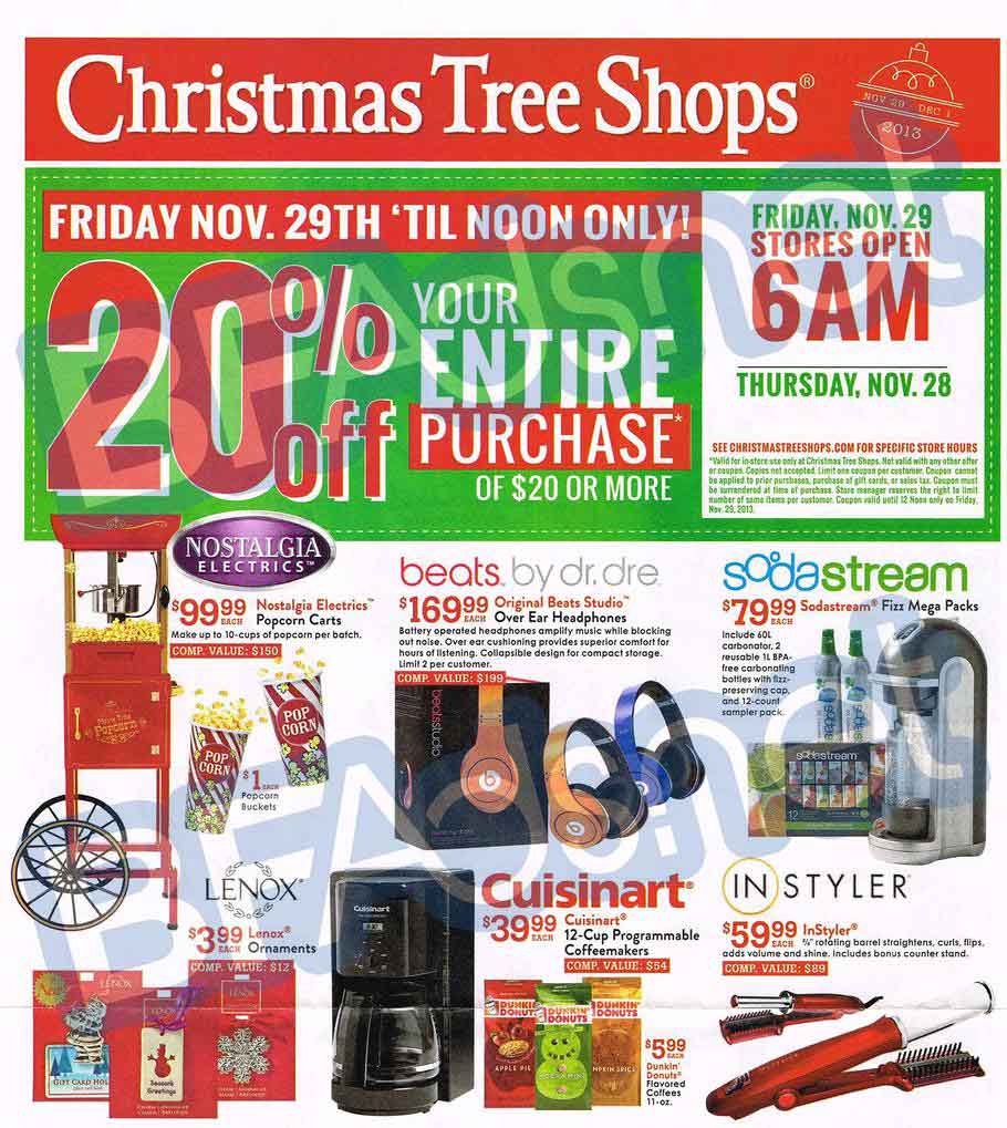 Christmas Tree Shops Black Friday 2013 Ad Find the Best