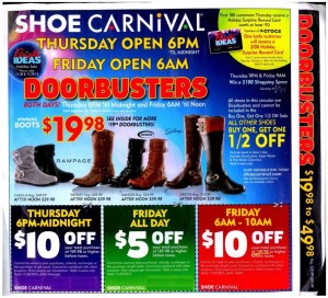 shoe carnival boot sale