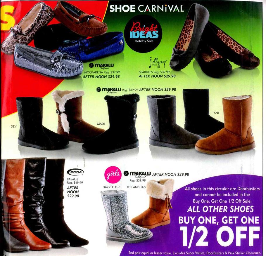 shoe carnival boots on sale