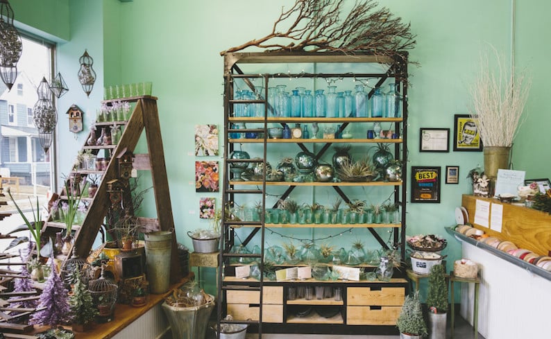 Tips on opening up a flower shop. Pictured: Crimson & Clover in Baltimore.