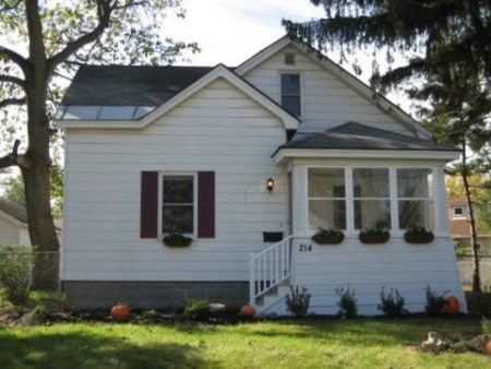 Glenn and Amber Schworm's first real estate investment, after renovation. Photo courtesy of Glenn and Amber Schworm.