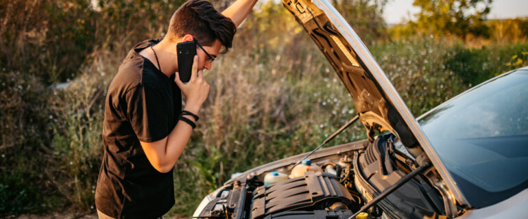 Calling roadside assistance