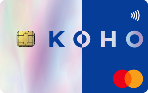 KOHO Premium Reloadable Prepaid Mastercard