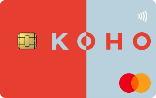 KOHO Game On virtual card