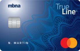 Offer for MBNA True Line® Mastercard® credit card 