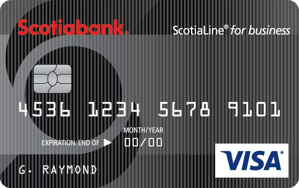 ScotiaLine® for Business Visa Credit Card