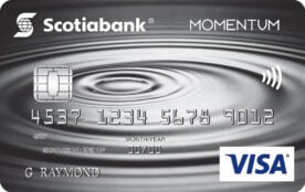 Offer for Scotia Momentum® No-Fee Visa* Card (for students) 