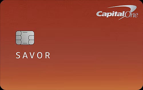 Capital One Savor Student Cash Rewards Credit Card card image