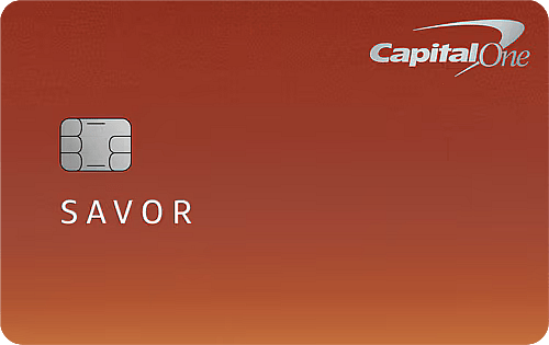Capital One Savor Cash Rewards Credit Card card image