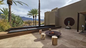 entry to the spa at Miraval Arizona