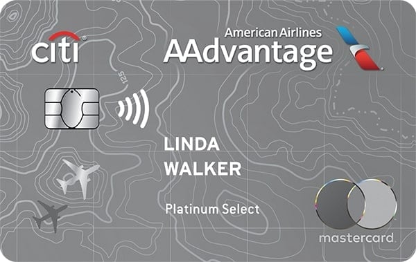 Citibank AAdvantage Platinum Select MasterCard Credit Card