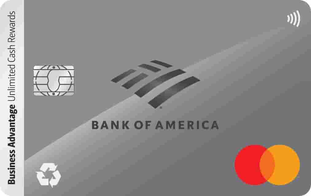 Bank of America® Business Advantage Unlimited Cash Rewards Mastercard® Secured credit card