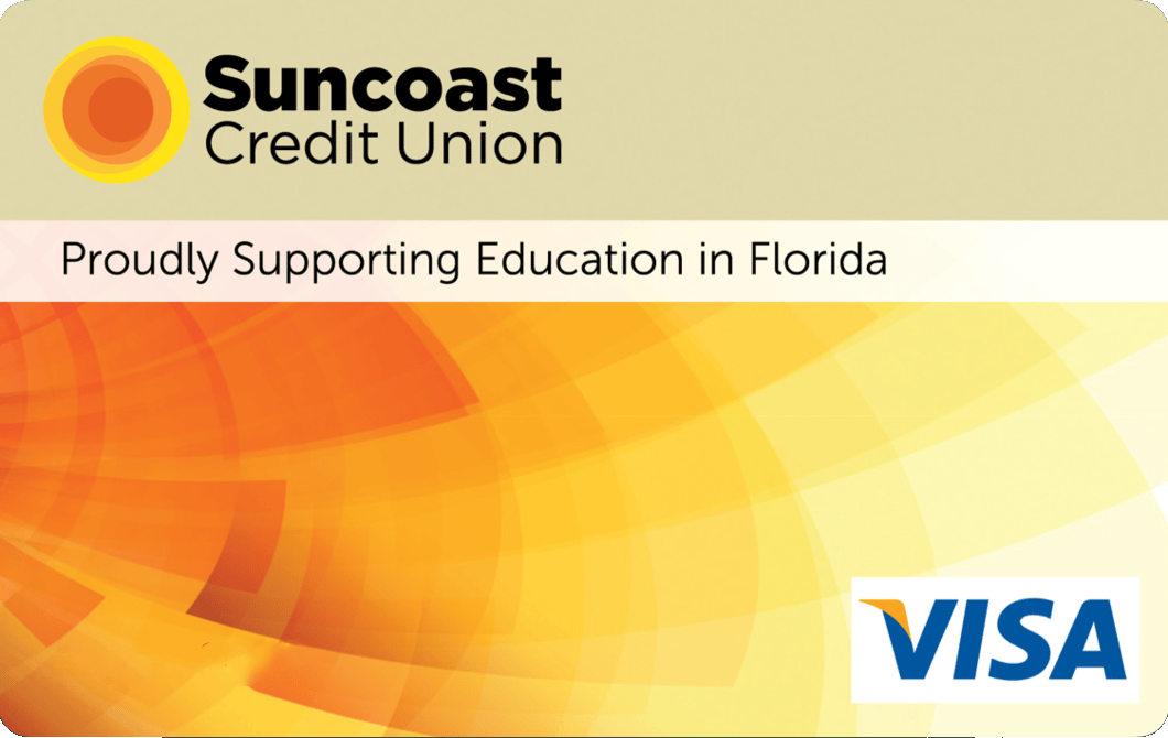 Suncoast Credit Union Rewards Share Secured Visa® Card