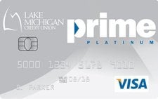 Lake Michigan Credit Union Prime Platinum Visa Credit Card