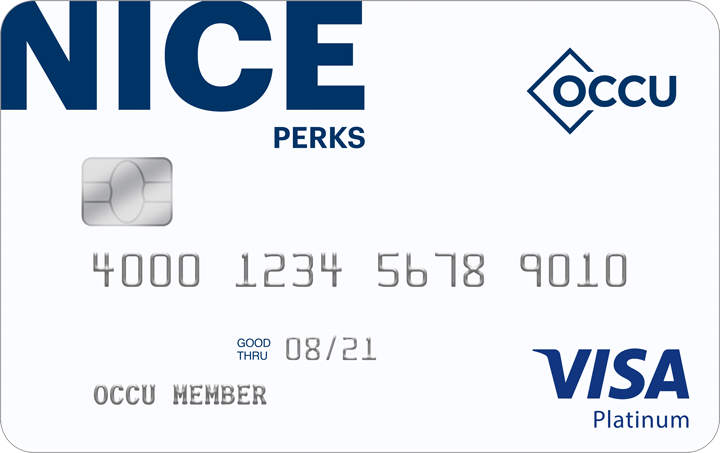 OCCU Nice Perks® Platinum Visa® Credit Card