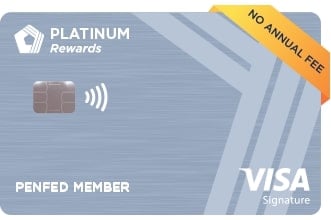 Pentagon Federal Credit Union Platinum Rewards Visa Signature Credit Card
