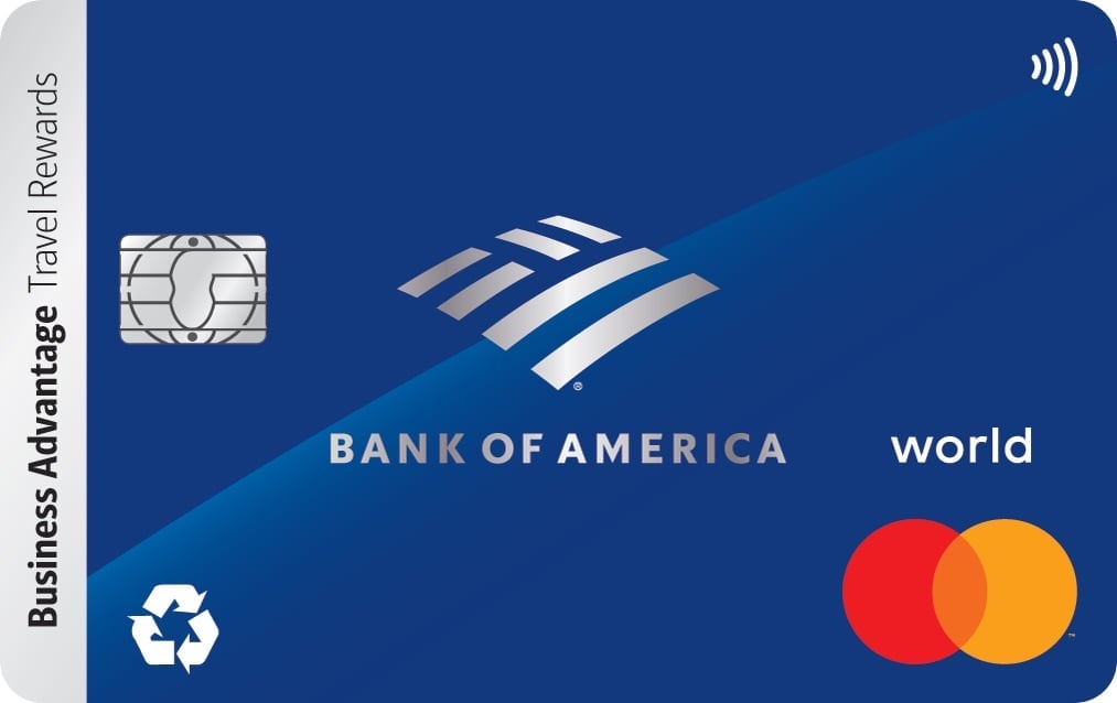 Bank of America® Business Advantage Travel Rewards World Mastercard® credit card card image