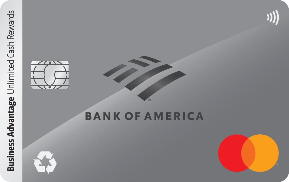 Bank of America® Business Advantage Unlimited Cash Rewards Mastercard® credit card card image