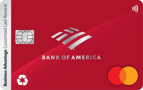 Bank of America® Business Advantage Customized Cash Rewards Mastercard® credit card card image