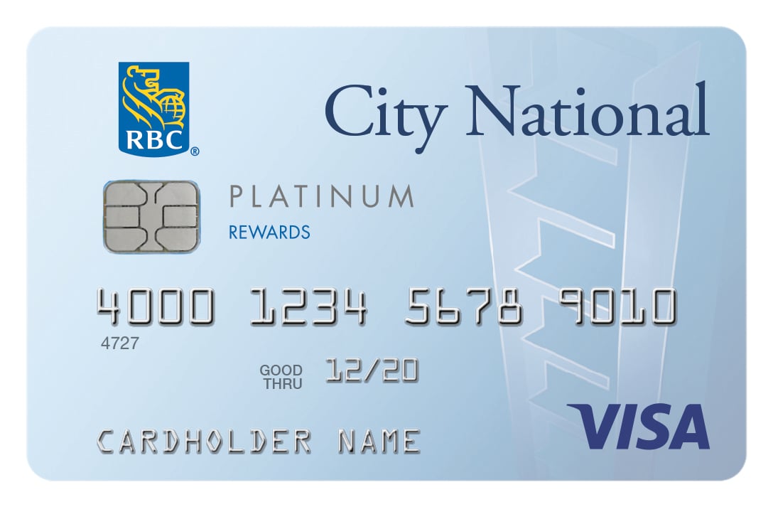 City National Visa Platinum Credit Card with City National Rewards®