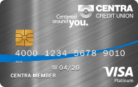 Centra Credit Union Secured Platinum Visa®