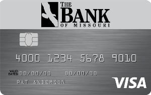The Bank of Missouri Platinum Visa® Credit Card