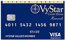 Vystar Credit Union Platinum Rewards Visa Credit Card