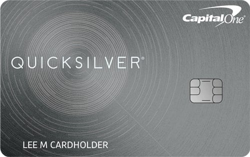 Capital One Quicksilver Student Cash Rewards Credit Card card image