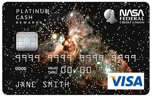 NASA Federal Credit Union Platinum With Cash Rewards Credit Card