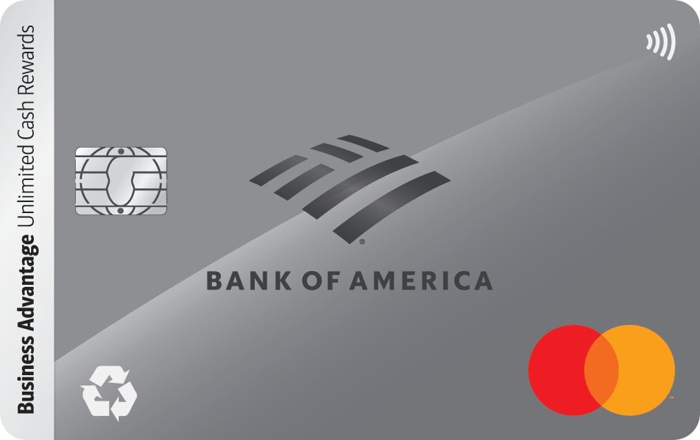 Bank of America® Business Advantage Unlimited Cash Rewards Mastercard® Secured credit card