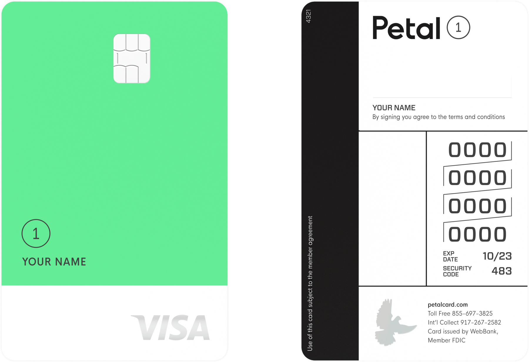 Petal 1 "No Annual Fee" Visa® Credit Card