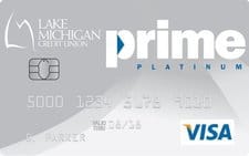 Lake Michigan Credit Union Prime Platinum Card Image