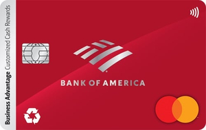 Bank of America® Business Advantage Customized Cash Rewards Mastercard® credit card Image