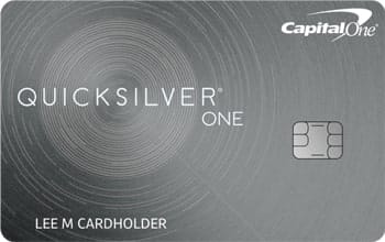 Capital One QuicksilverOne Cash Rewards Credit Card Image