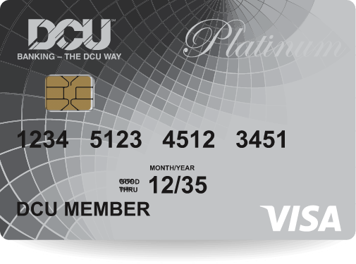 DCU Visa® Platinum Secured Credit Card Image