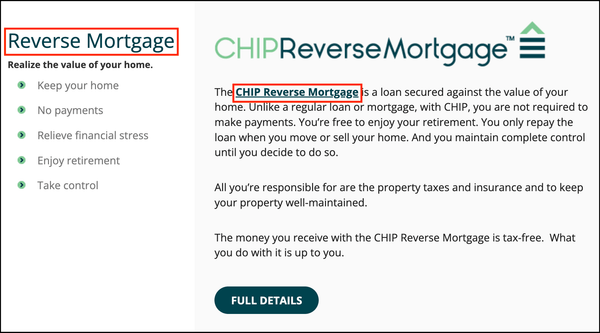 CHIP Reverse Mortgage Review 2025 - NerdWallet Canada